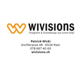 Patrick Wicki - wivisions, Fotograf und Grafiker aus Rain in Luzern